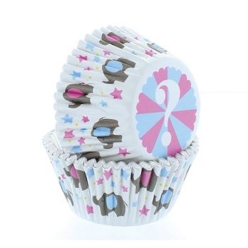 Cupcake Baking Cases - Elephants / Boy or Girl?